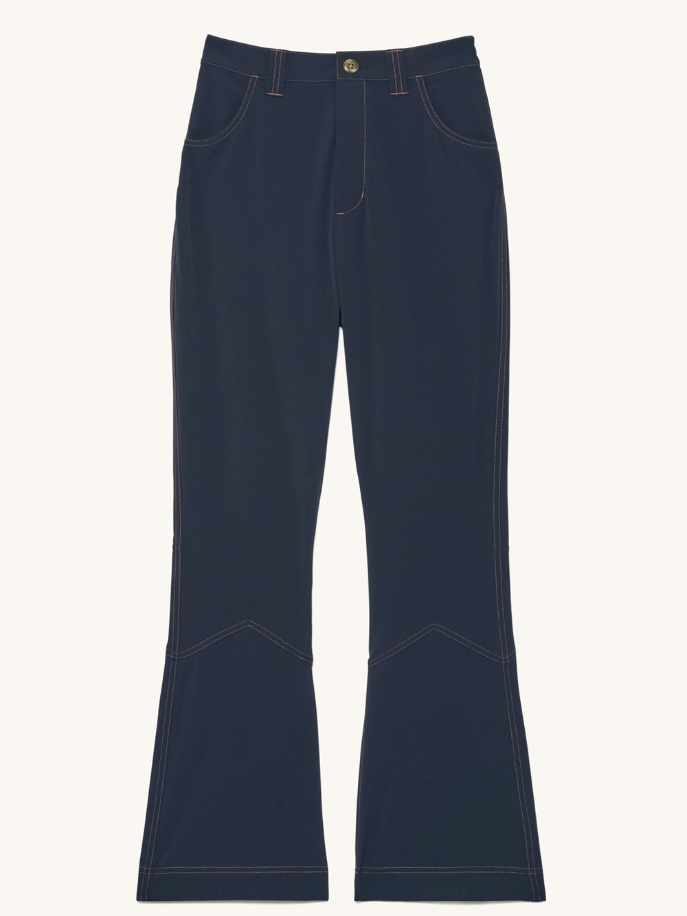 HIKERKIND NWT Kick Flare Trousers Navy Bathyal Size Large
